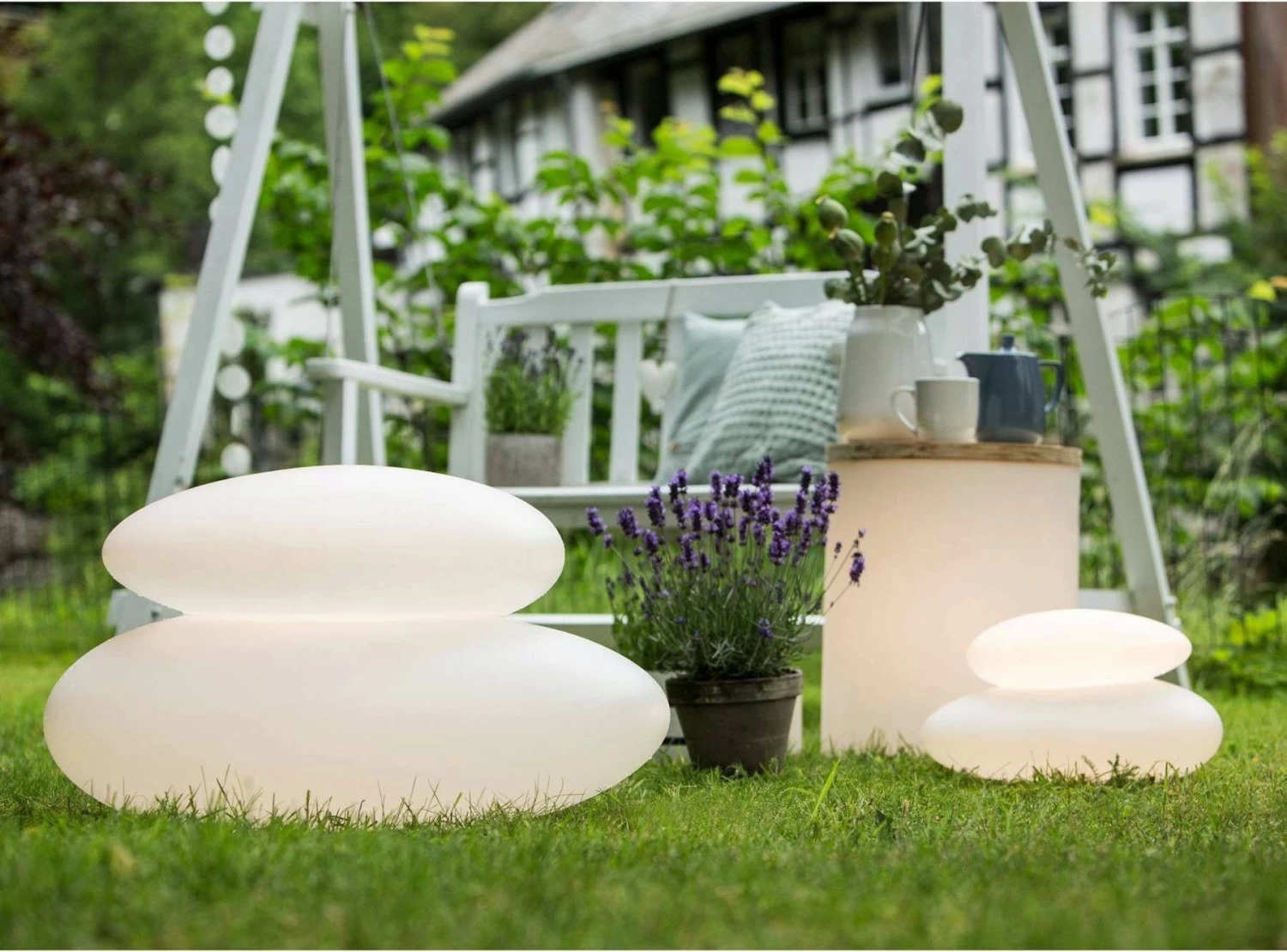 Motivleuchte Shining Stone, Outdoor / Solar – Bild 4