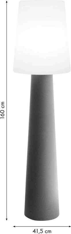 No. 1 - 160 Cm, Stehlampe (LED), WeiĂ