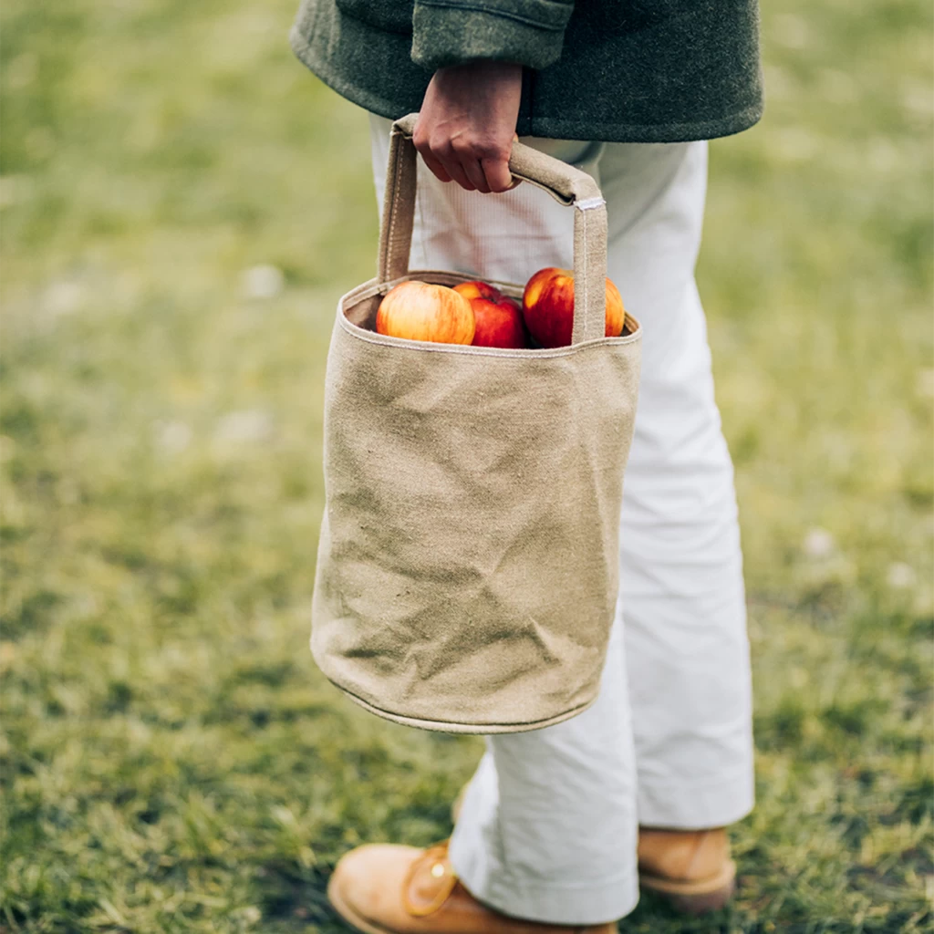 Robuster Leineneimer 'Bucket Bag' – Bild 5