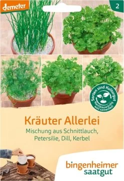 KĂŒchenkrĂ€uter "Allerlei", 5 Saatscheiben