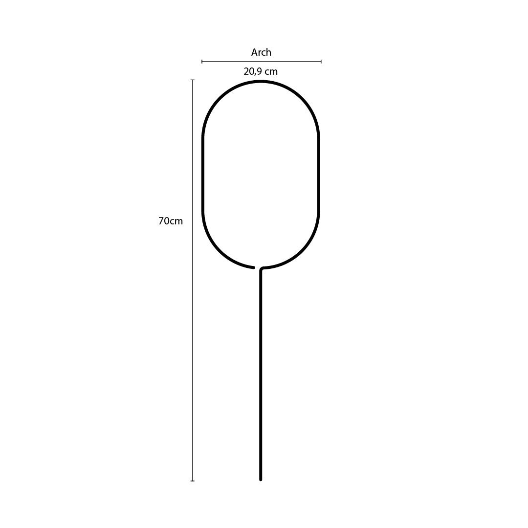 Pflanzenstütze, Arch – Bild 2