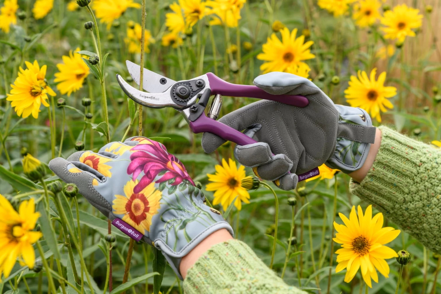 Gartenhandschuhe "Blumen" – Bild 2