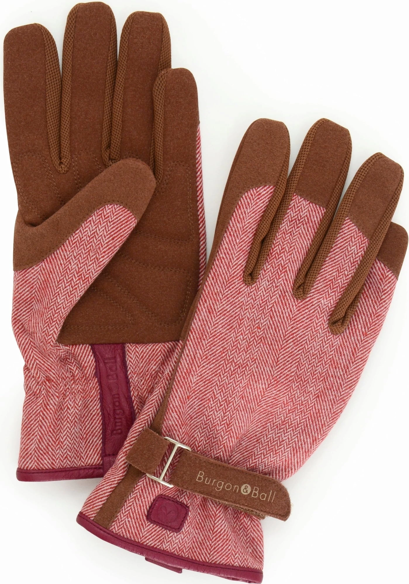 Gartenhandschuhe "Red Tweed", S/M (1 Paar) – Bild 2