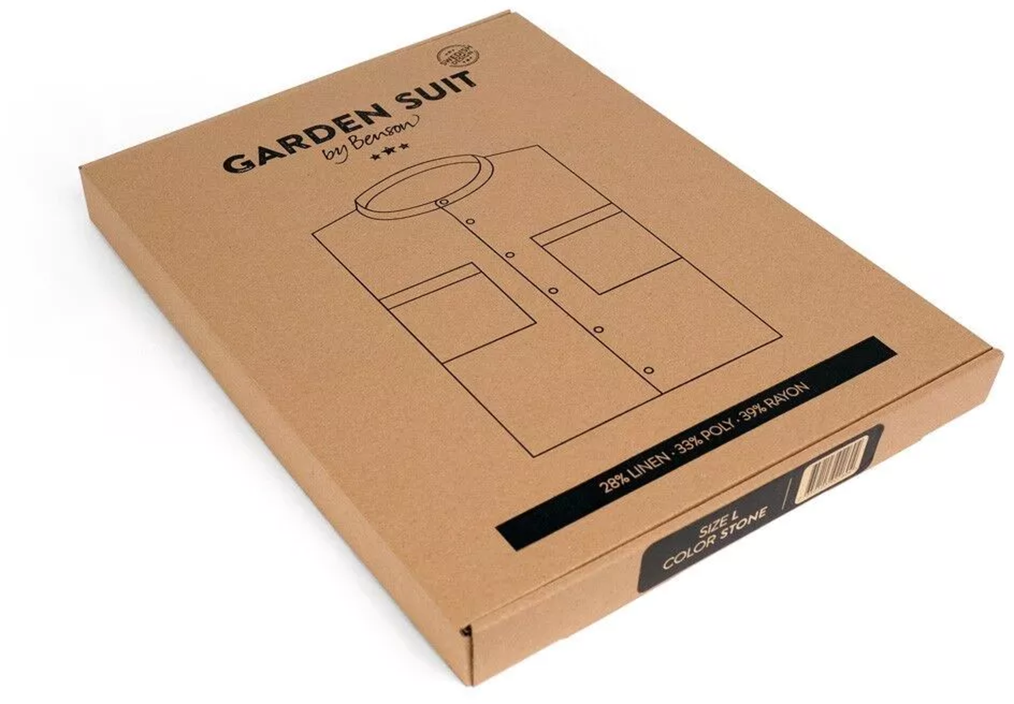 Gartenanzug / Overall - Schwarz, XXL – Bild 2