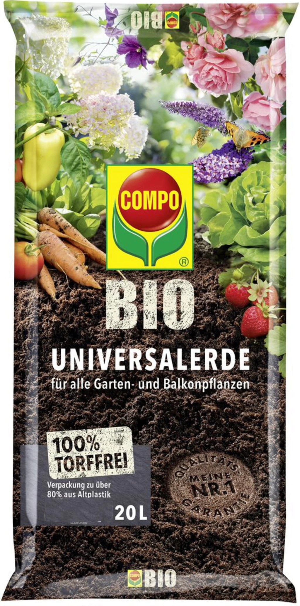 Compo BIO Universal-Erde Torffrei, 20 L â Bild 2