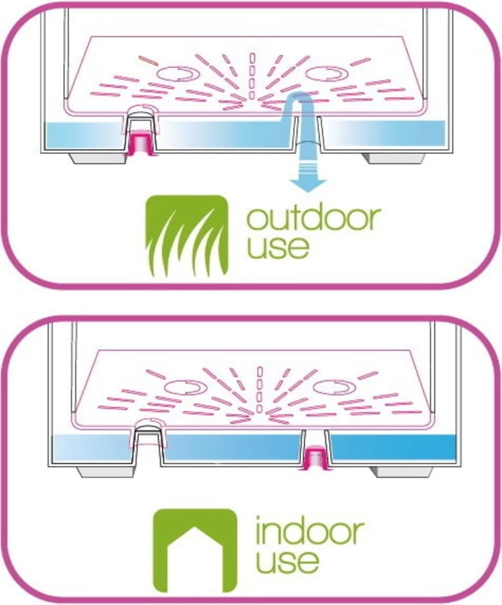 Pflanztopf "Quadro Millenium" Mit Wasserreservoir - Anthrazit, 39 Cm