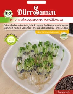 BIO-Keimsprossen Basilikum