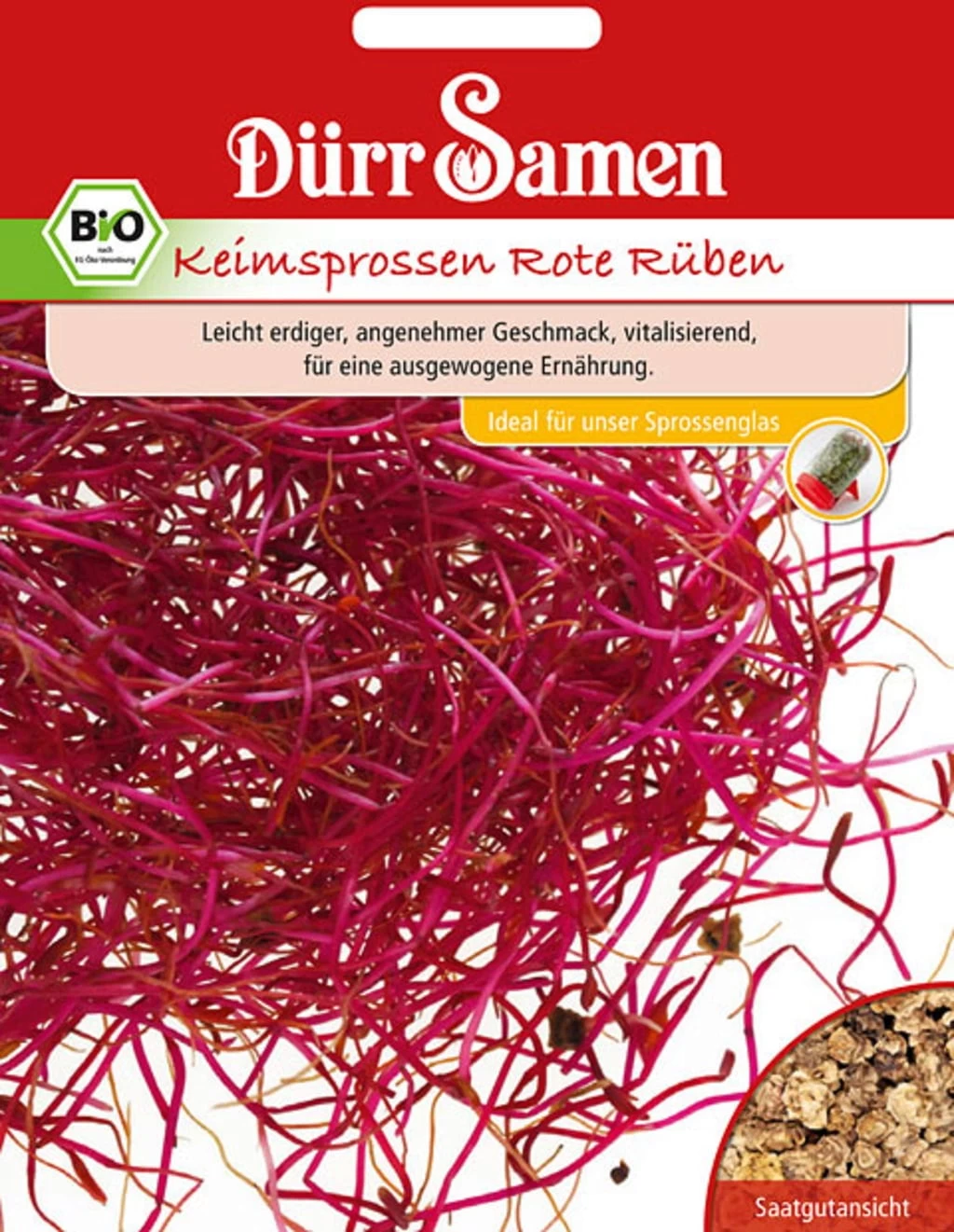 BIO-Keimsprossen Rote Rüben