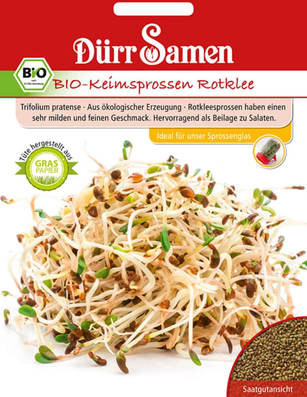 BIO-Keimsprossen Rotklee