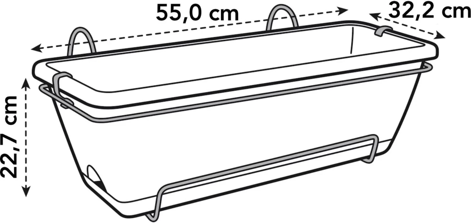 Elho Barcelona Xl Allin1 55 Cm, Anthrazit – Bild 6