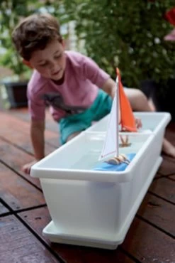 Elho Barcelona Xl Untersetzer 60 Cm, Weiss