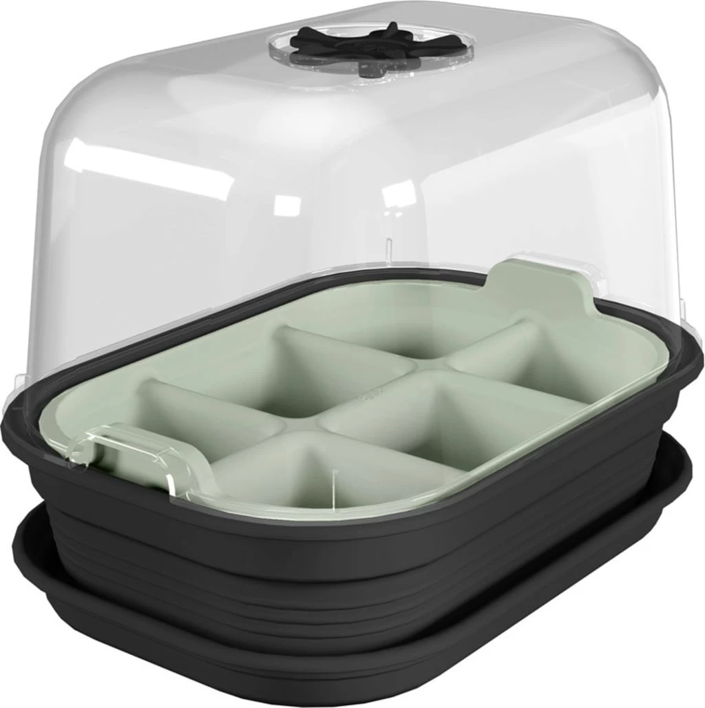 Elho Green Basics Anzucht-Set - Schwarz