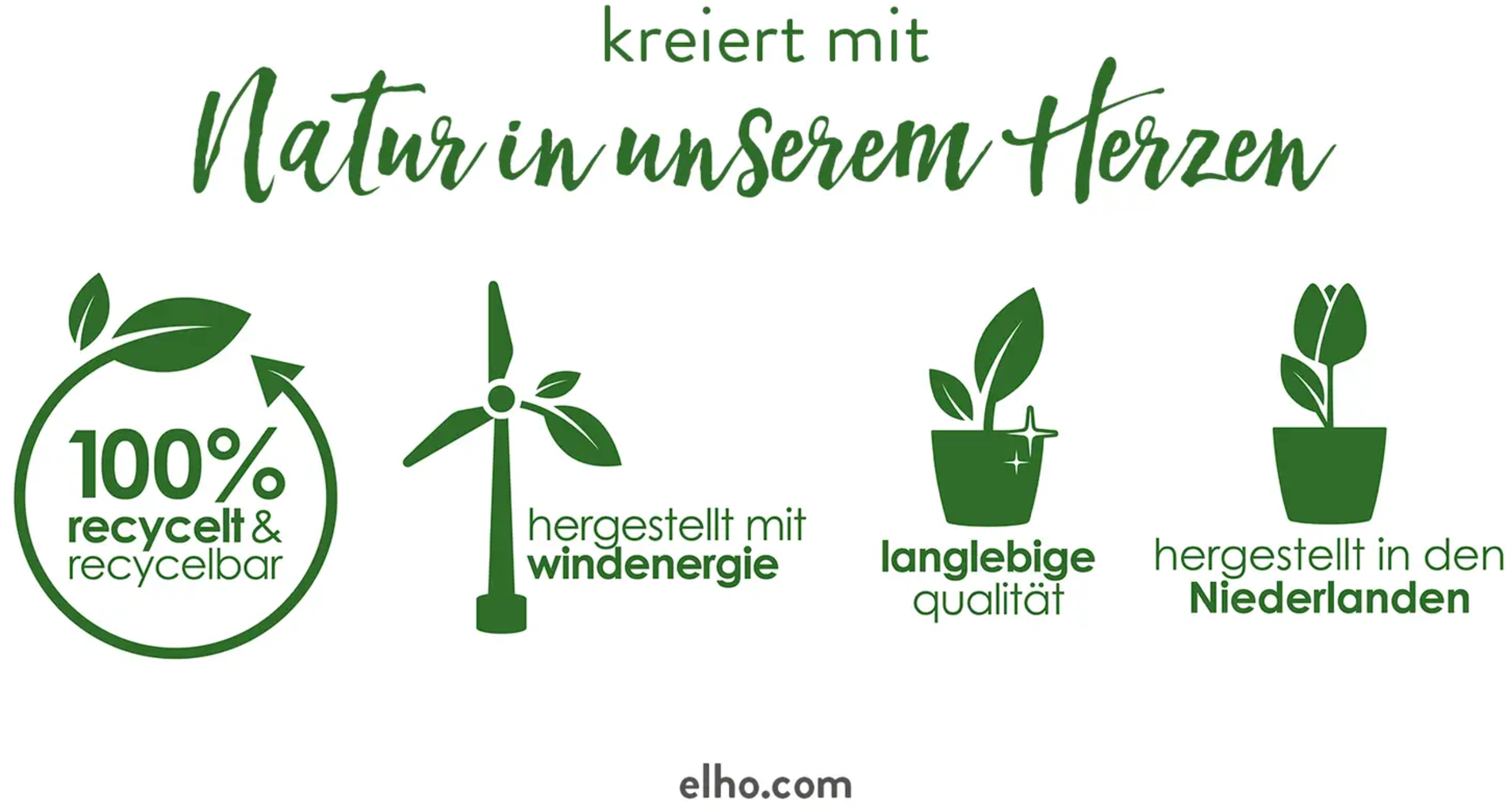 Elho Green Basics Anzucht-Untersetzer S, Lebhaft Schwarz – Bild 3