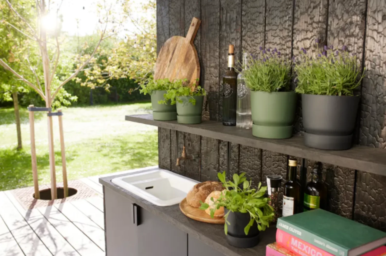 Elho Greenville Topf Rund 16 Cm, Laubgrün – Bild 6