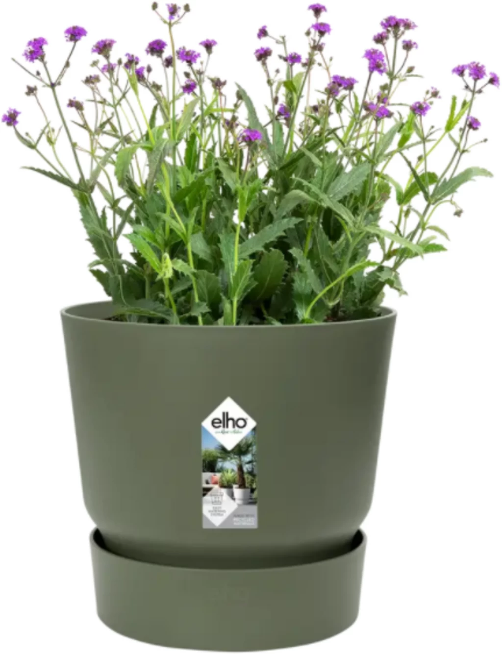 Elho Greenville Topf Rund 16 Cm, Laubgrün – Bild 7