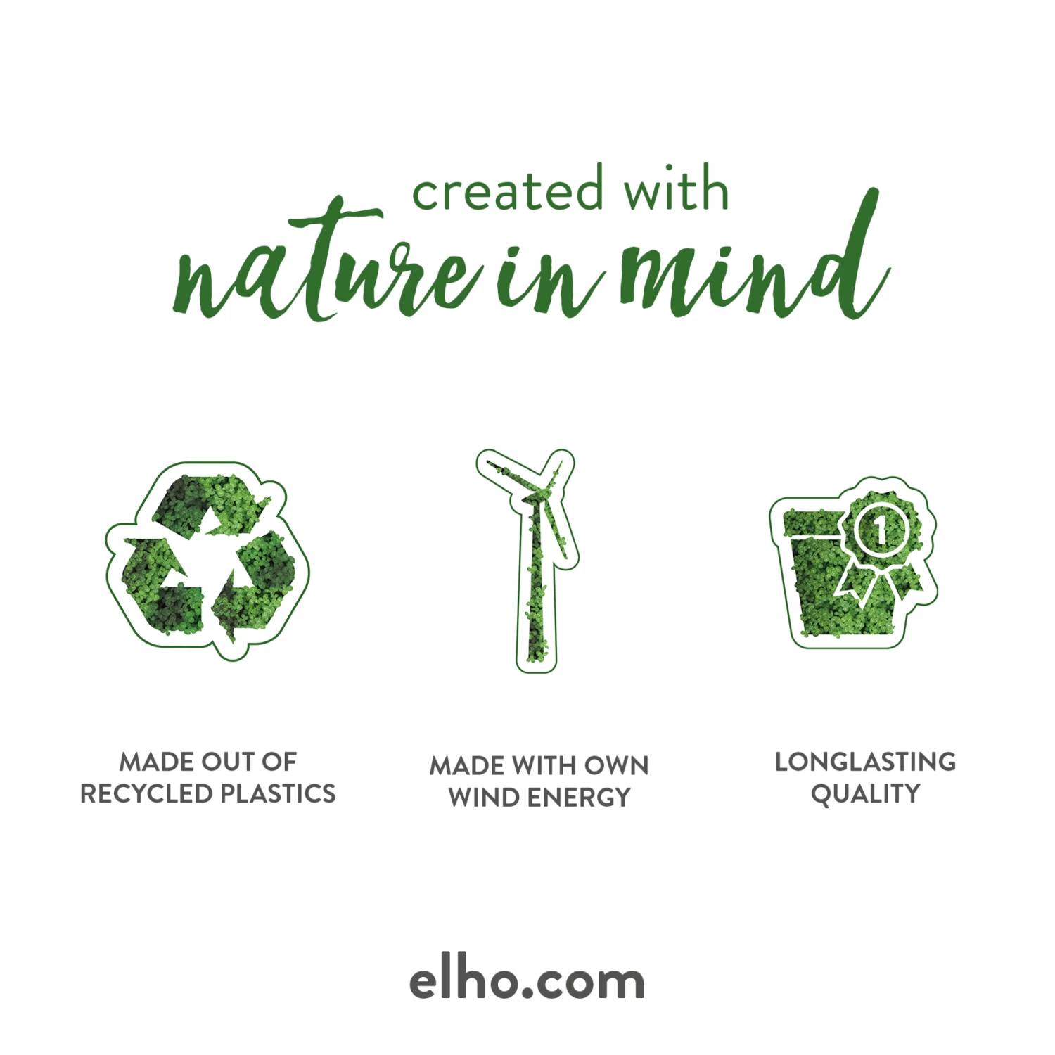 Elho Pflanzkasten Vivo Next Lang - 80 Cm, Living Schwarz – Bild 5