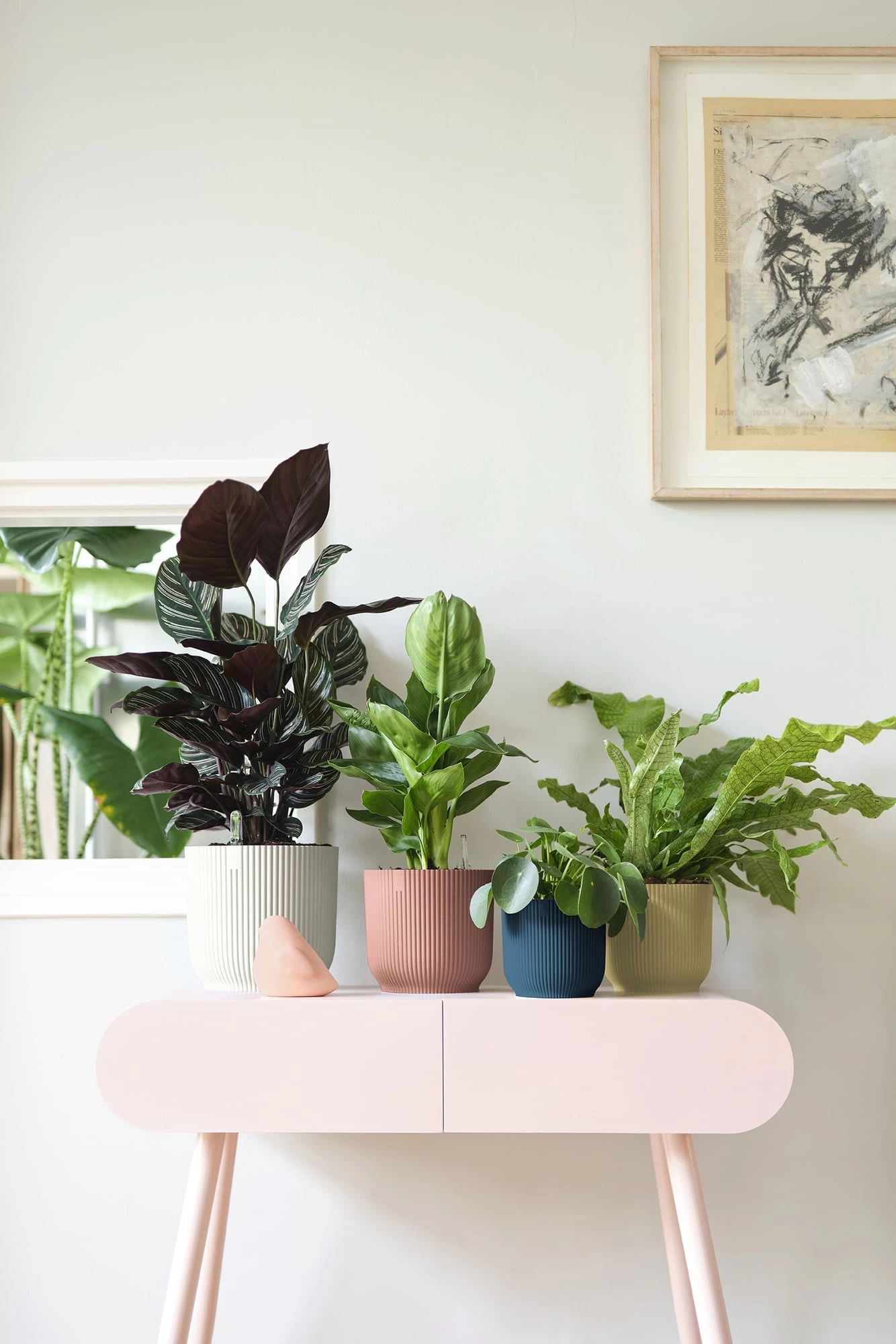 Elho Vibes Fold Rund 25 Cm, Seidenweiß – Bild 4