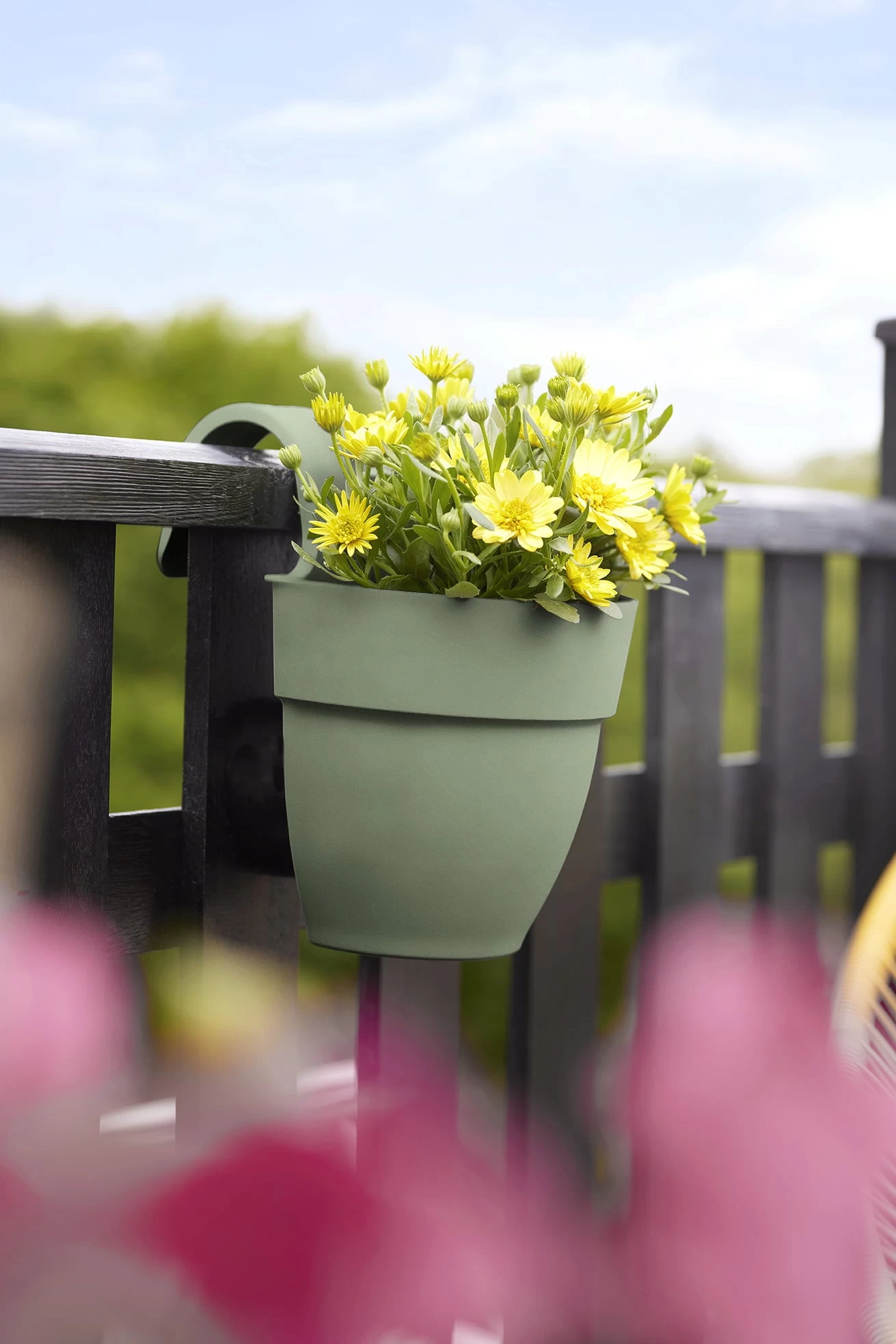 Elho Vibia Campana Easy Hanger Small, Pistazien Grün – Bild 3