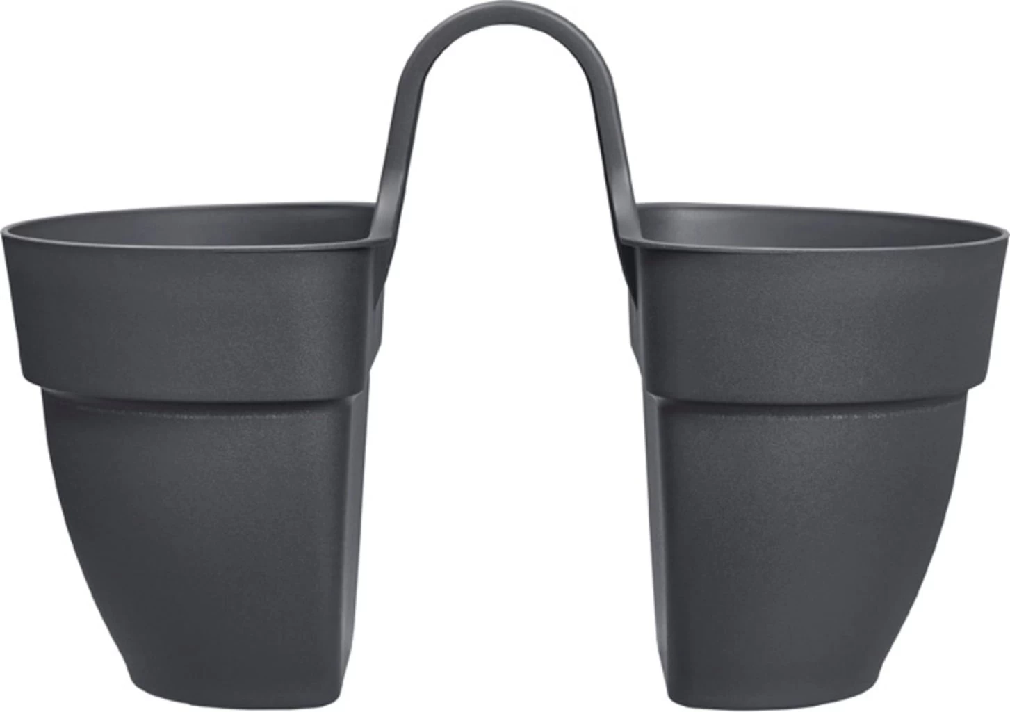 Elho Vibia Campana Flower Twin 21 Cm, Anthrazit – Bild 3