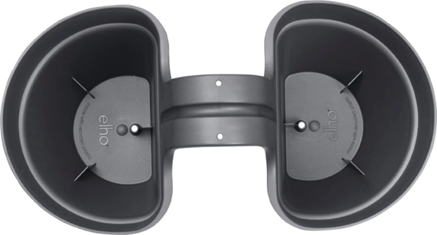 Elho Vibia Campana Flower Twin 21 Cm, Anthrazit – Bild 5