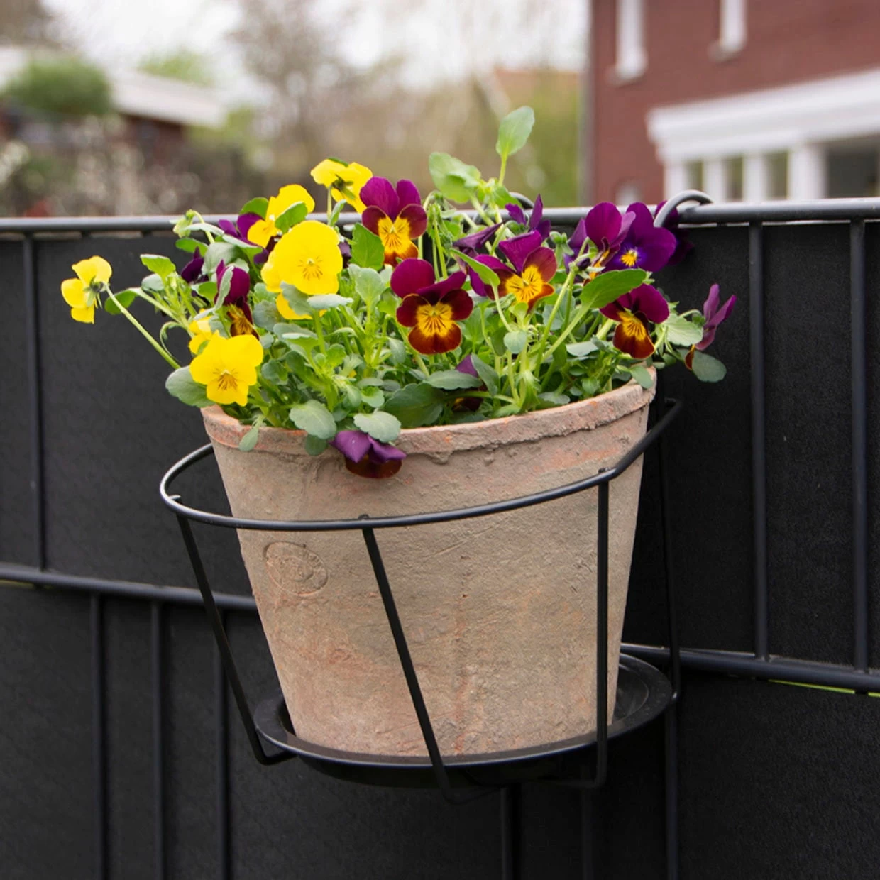 ESSCHERT DESIGN Balkonblumentopfhänger, L – Bild 3