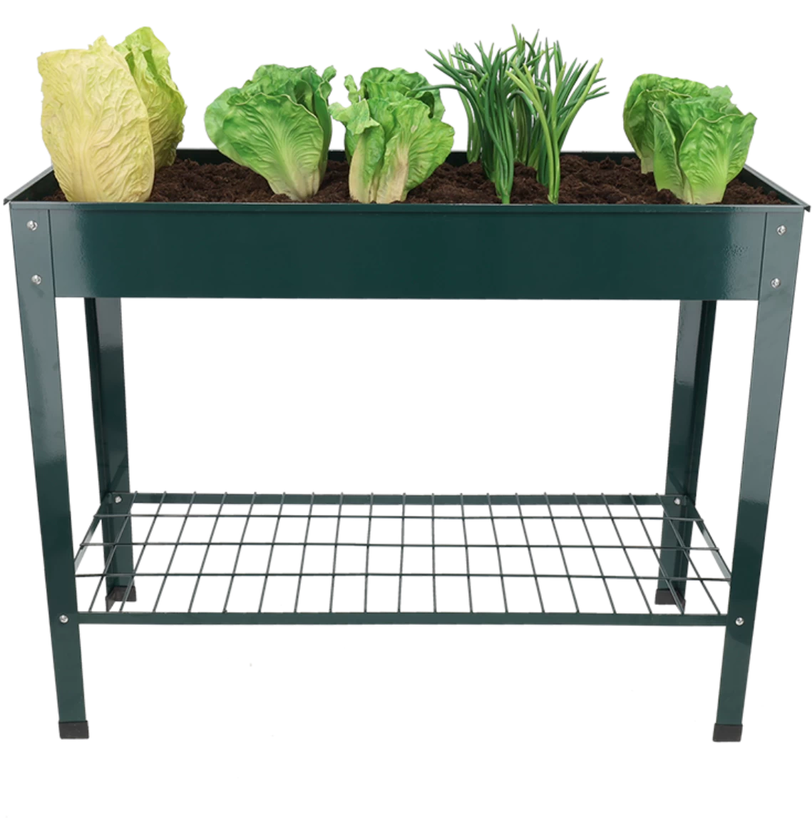 ESSCHERT DESIGN Hochbeet Metall Mit Ablage Grün S – Bild 2