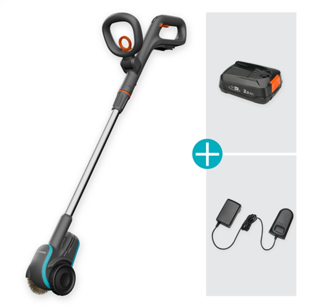 Gardena Akku-Fugenbürste EasyWeed Ready-To-Use Set – Bild 2
