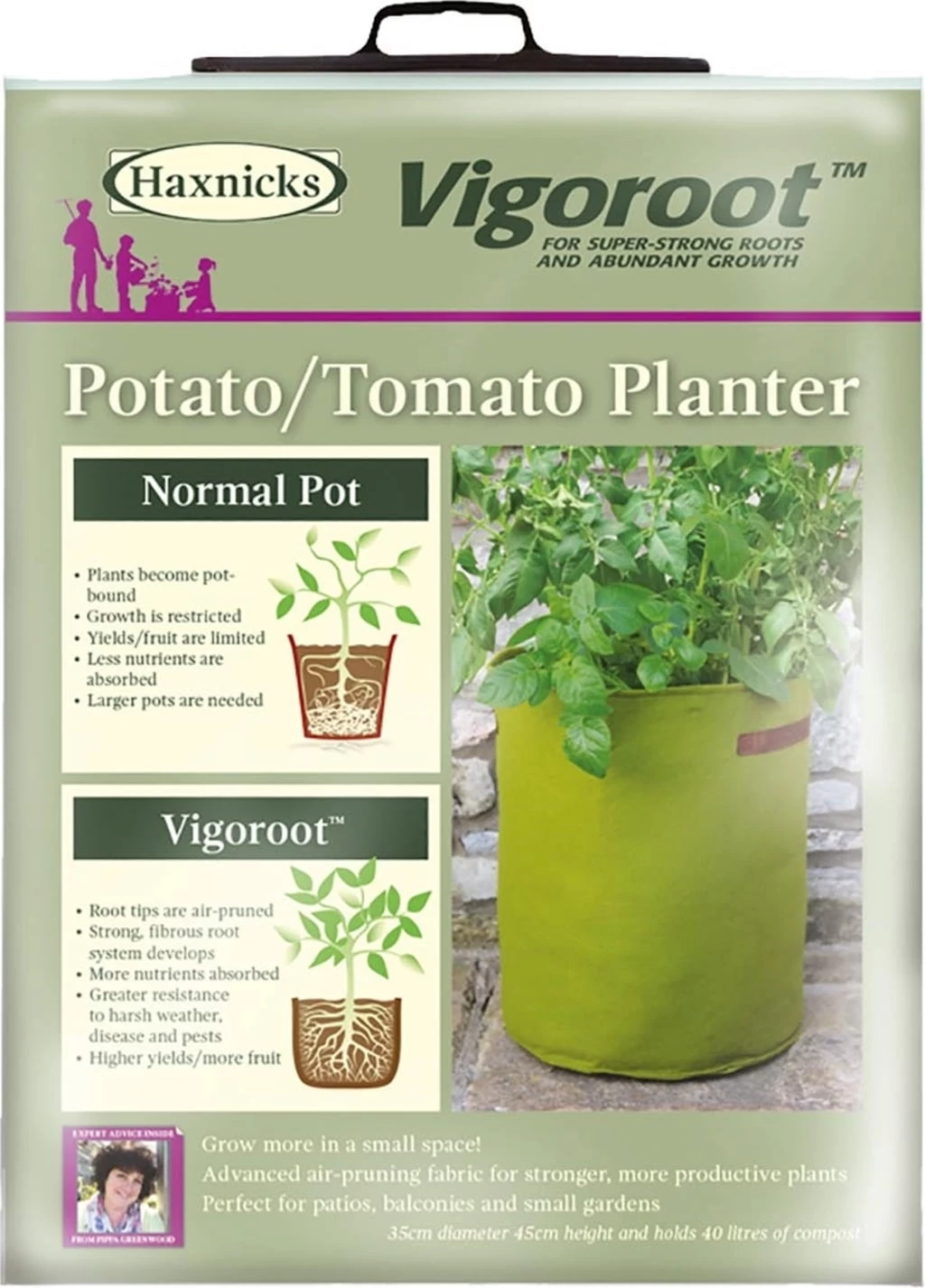 Vigoroot Kartoffel- Und Tomatenpflanztasche