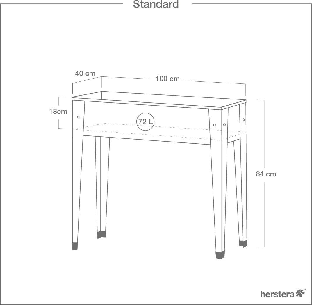 Hochbeet "Urban Garden" , Anthrazit â Bild 8