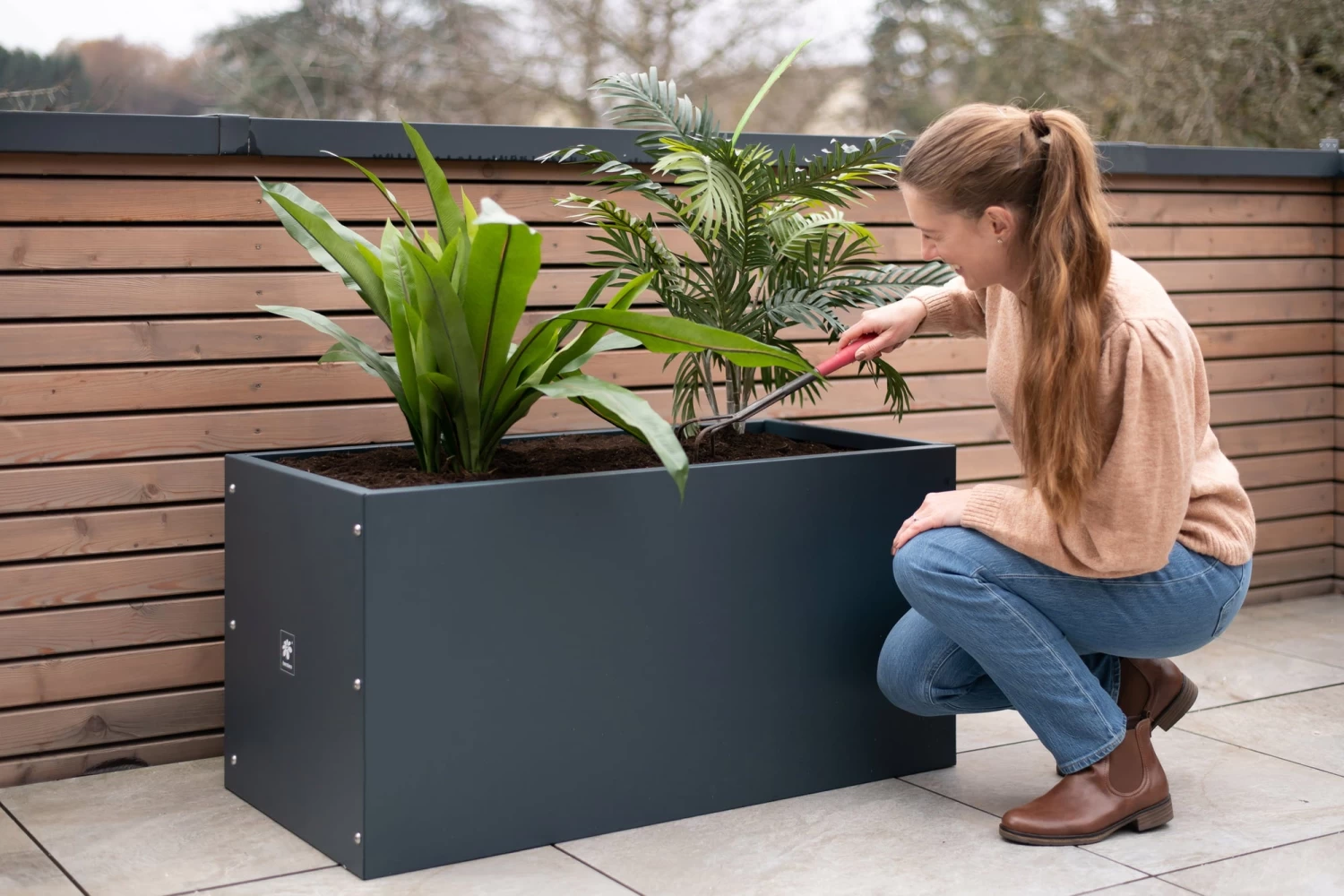 Pflanzkasten 50 X 150 X 50, Anthrazit – Bild 8