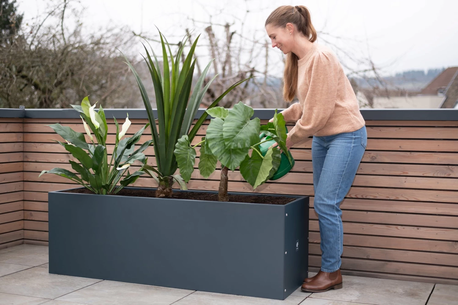 Pflanzkasten 50 X 150 X 50, Anthrazit – Bild 9