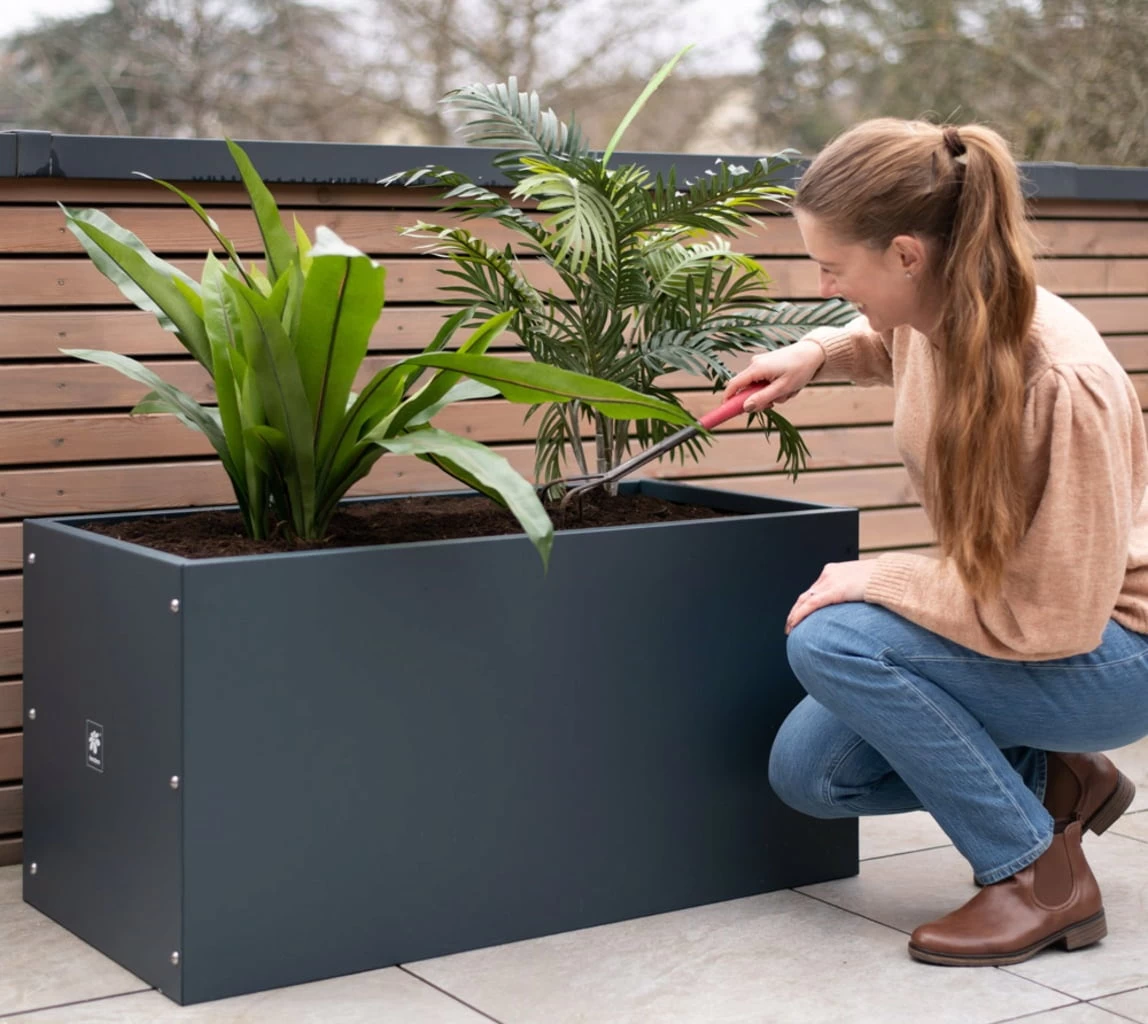Pflanzkasten 50x100x50, Anthrazit â Bild 8