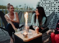 SPIN 120 Tischfeuer, Silber