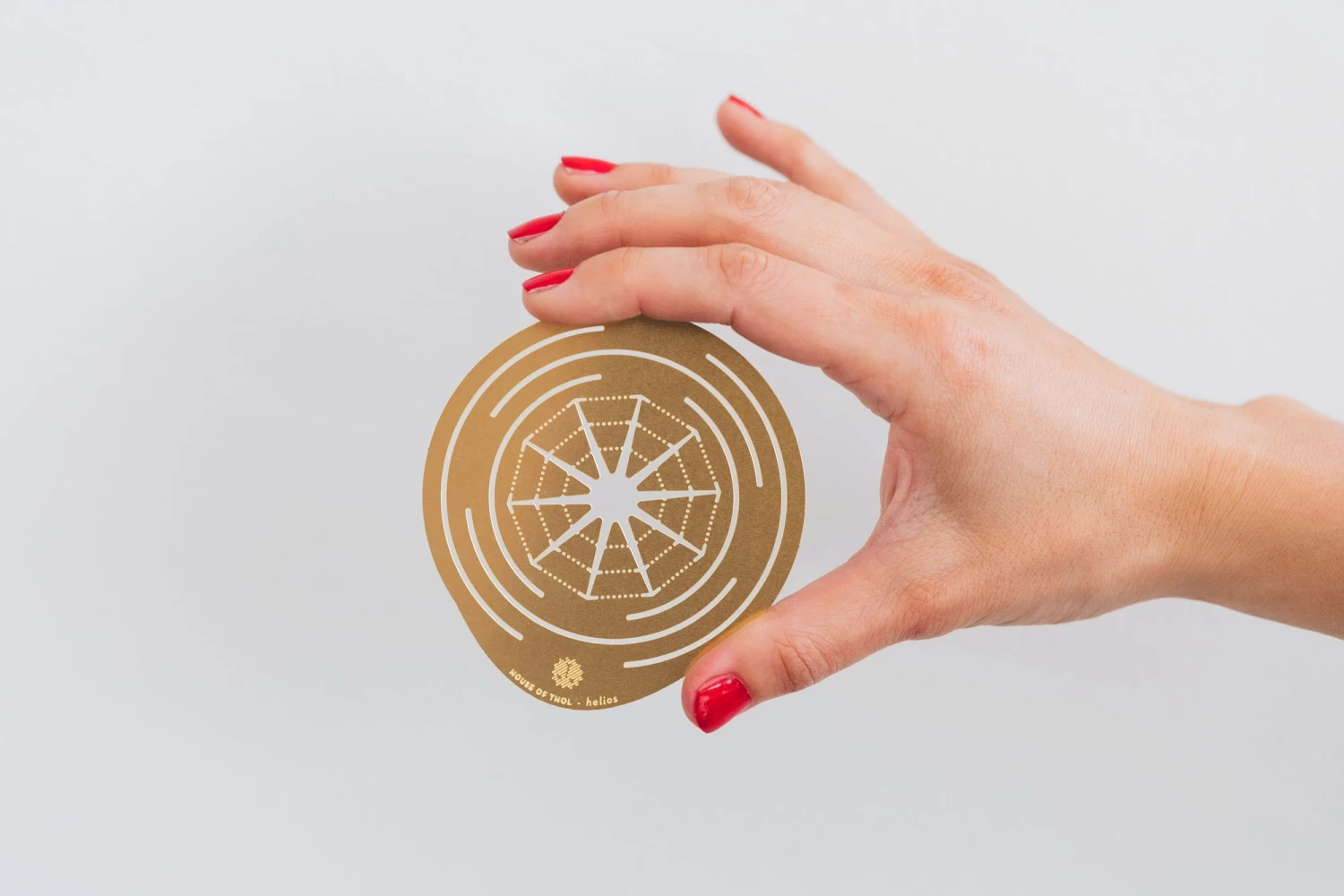 "Helios" Wachstumsscheibe Aus Messing – Bild 2