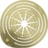 "Helios" Wachstumsscheibe Aus Messing