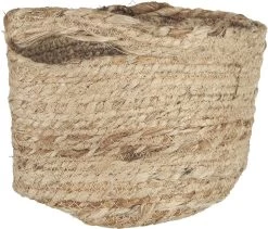 Jute-Korb Mit Henkel, Ø 14 X H 14 Cm