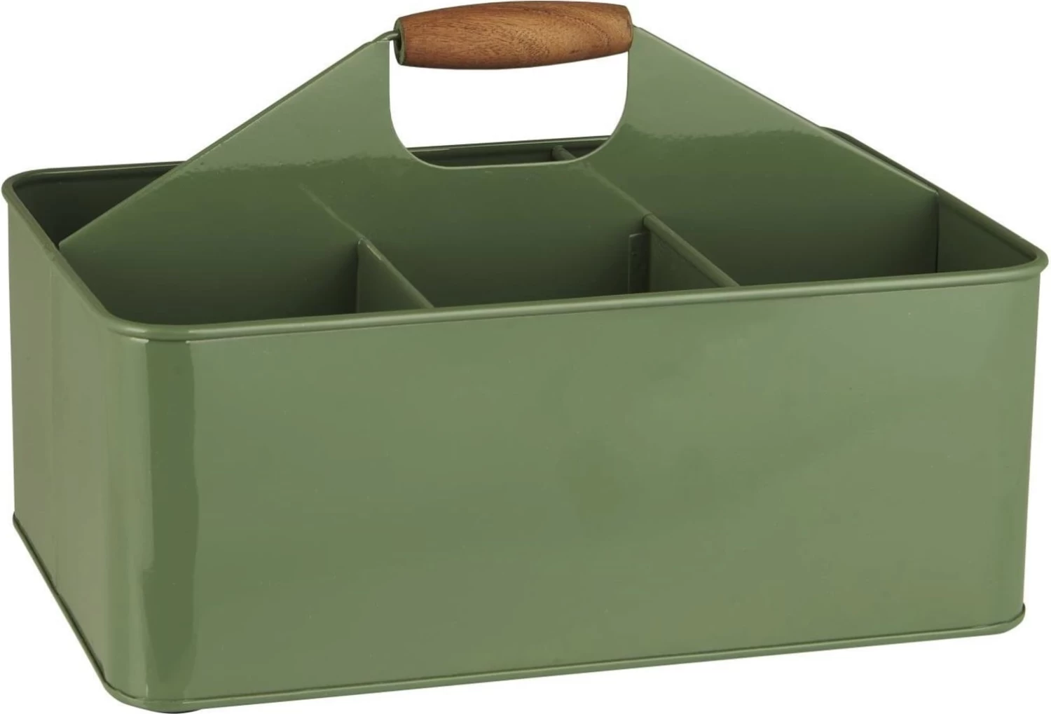 Metall-Kiste 6 Fächer, Grün – Bild 3