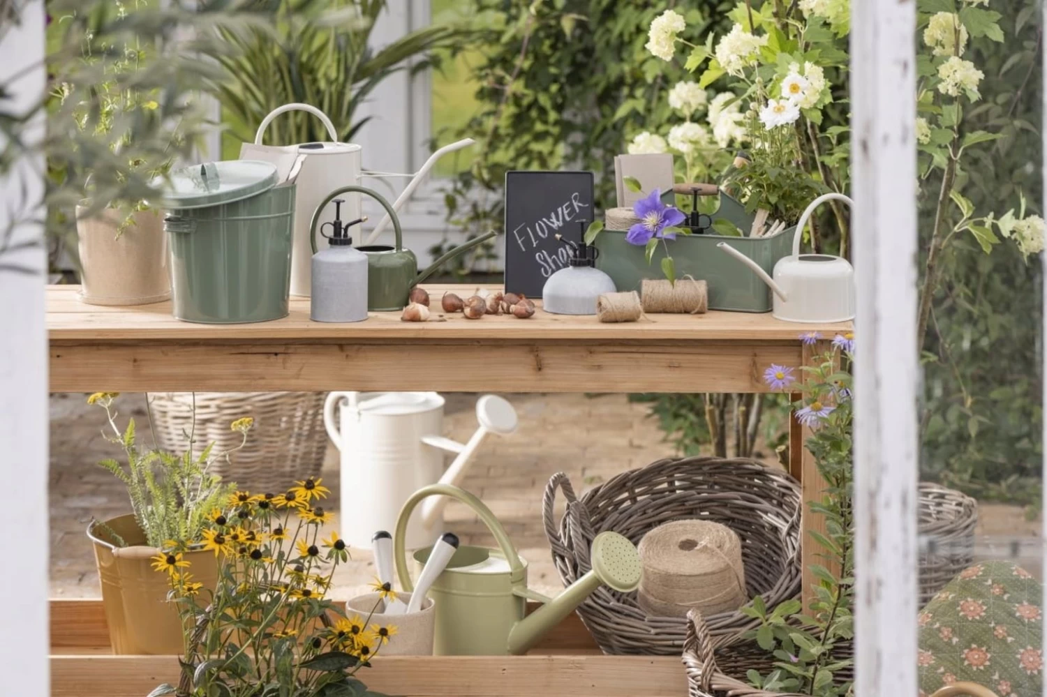 Metall-Kiste 6 Fächer, Grün – Bild 2