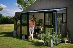 Juliana Gewächshaus Veranda - Anthrazit, 4,4 M²
