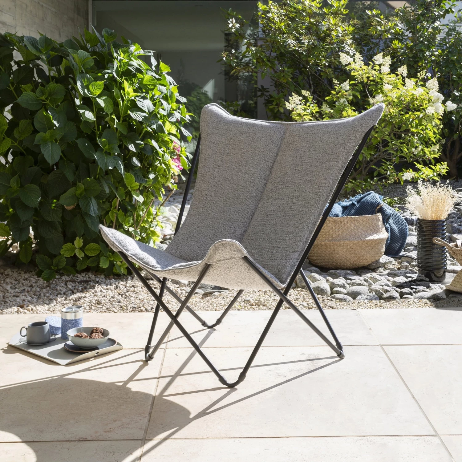 Lafuma SPHINX Lounge Chair Sunbrella Granite – Bild 3