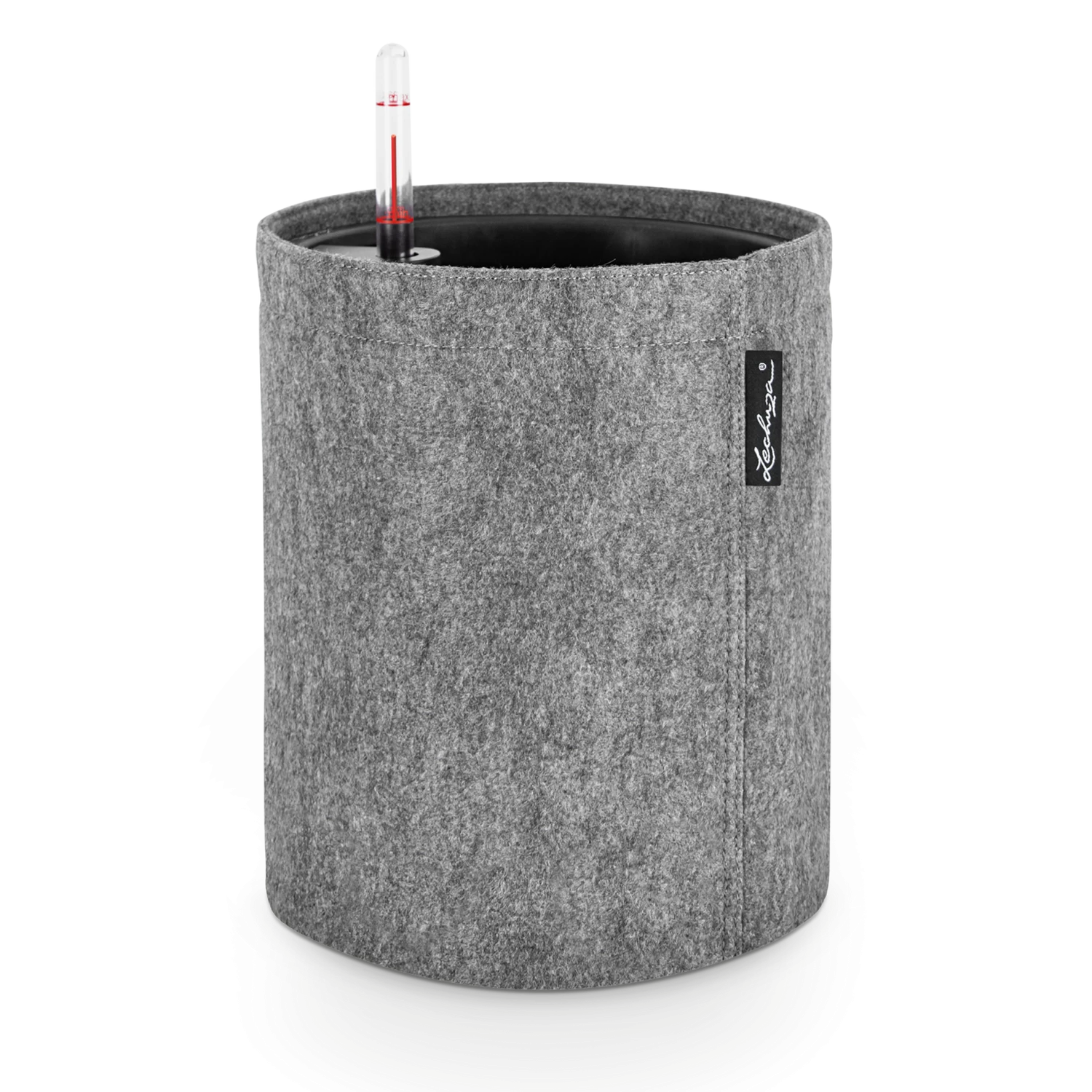 LECHUZA Pflanzgefäß TRENDCOVER "Filz" 23, Dark Grey – Bild 2