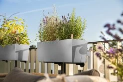 LECHUZA Pflanzgefäß BALCONERA Steel, 50 Cm