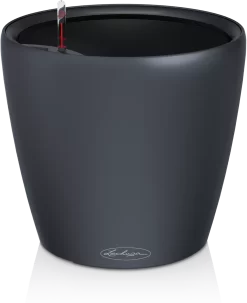 LECHUZA Pflanzgefäß CLASSICO Color LS 21, Schiefergrau