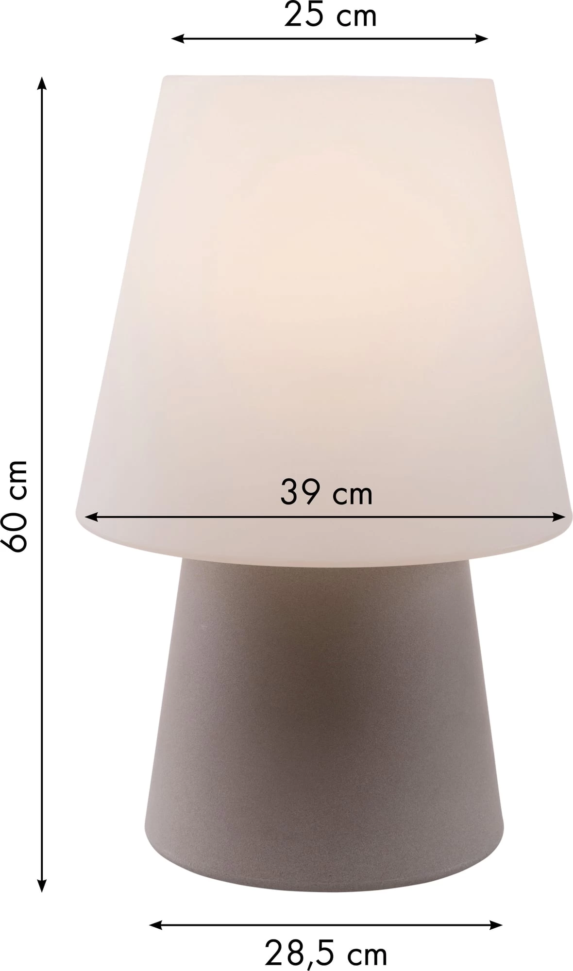 No. 1 - 60 Cm, Leuchte (SOLAR), Sand – Bild 3