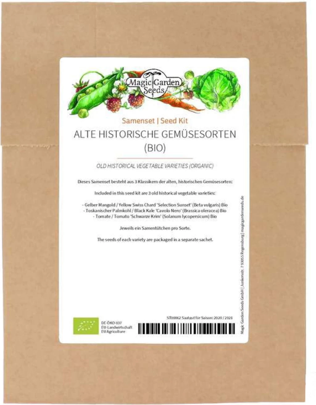 Bio Alte Historische Gemüsesorten - Samenset, Samenset – Bild 2