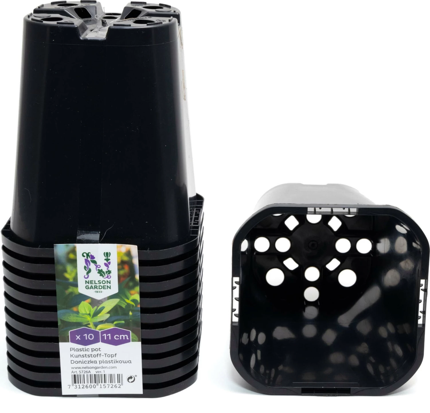 Anzuchttopf Kunststoff 11 Cm, 10 Stück – Bild 2