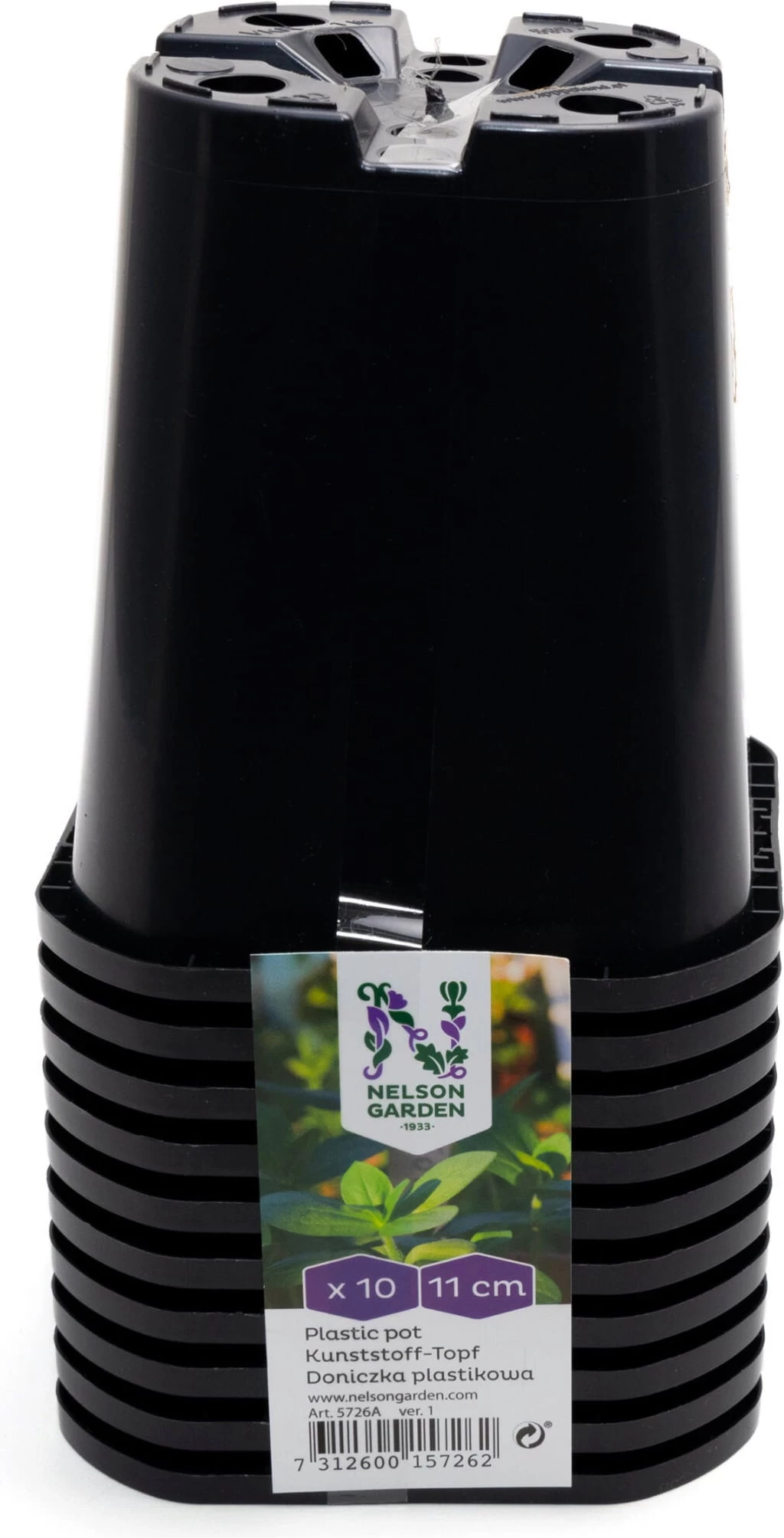 Anzuchttopf Kunststoff 11 Cm, 10 Stück – Bild 3