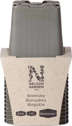 Bio Anzucht-Töpfe Quadratisch 8 Cm