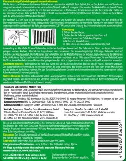 Pheromonfalle FĂŒr Nahrungsmittelmotten, 2 StĂŒck