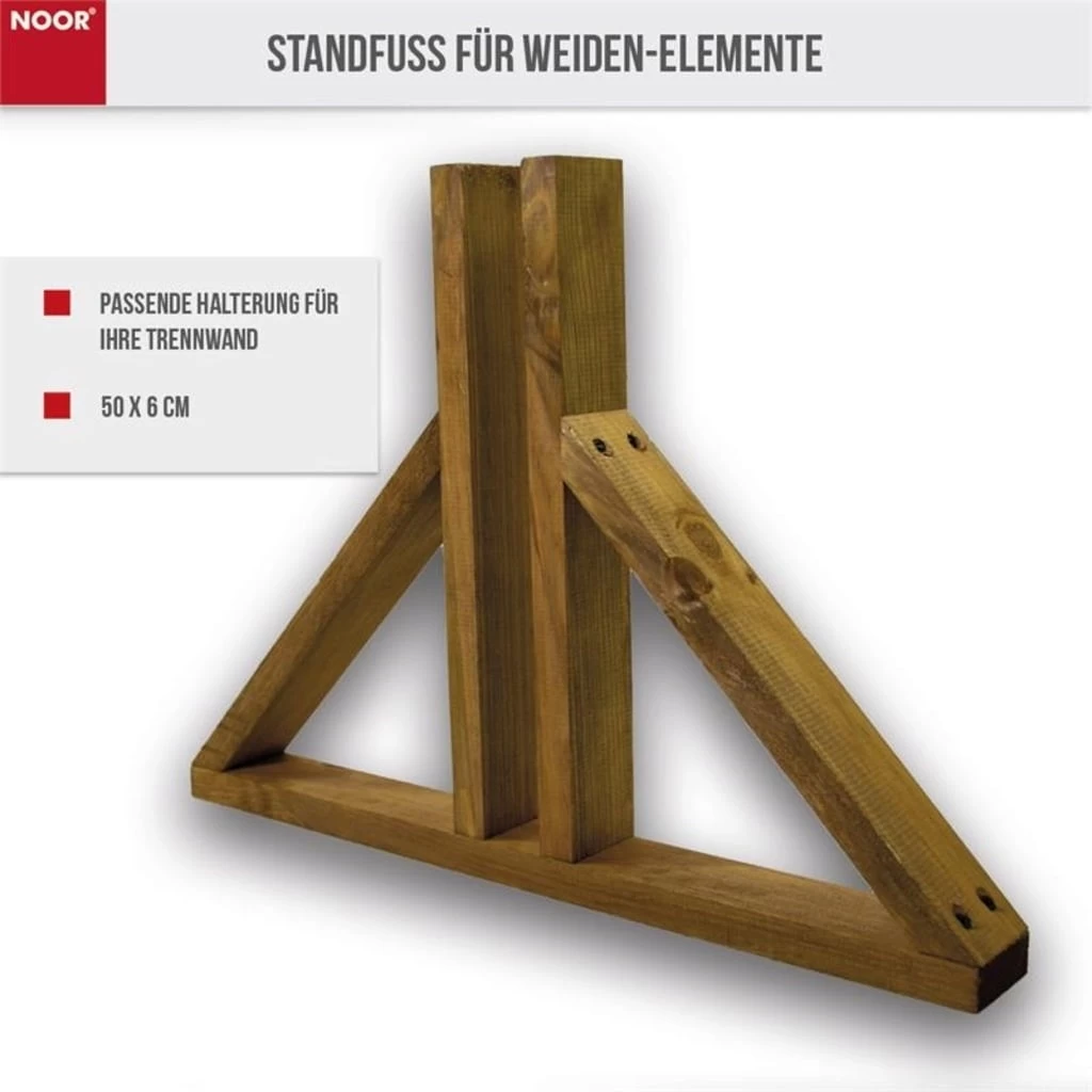 Standfuß Für Flechtzäune & Paravents – Bild 2